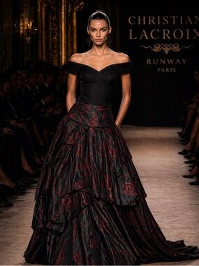 Christian Lacroix Runway Silk Skirt